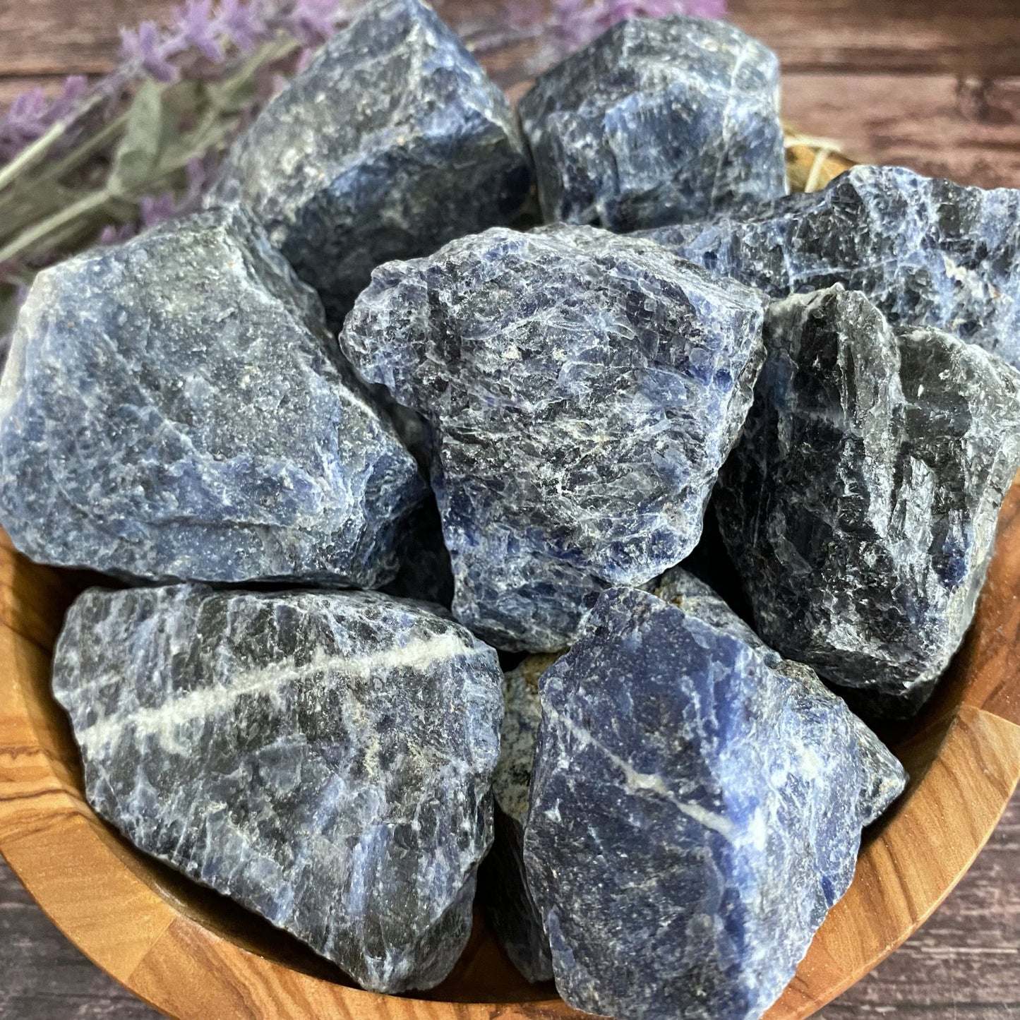 Raw Sodalite Stones