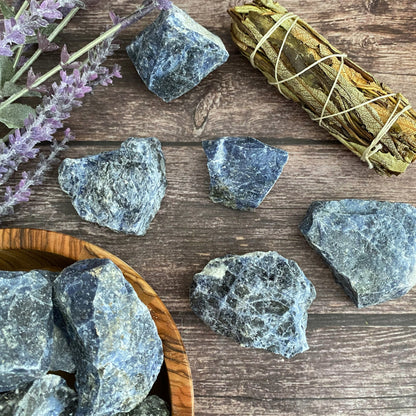 Raw Sodalite Stones