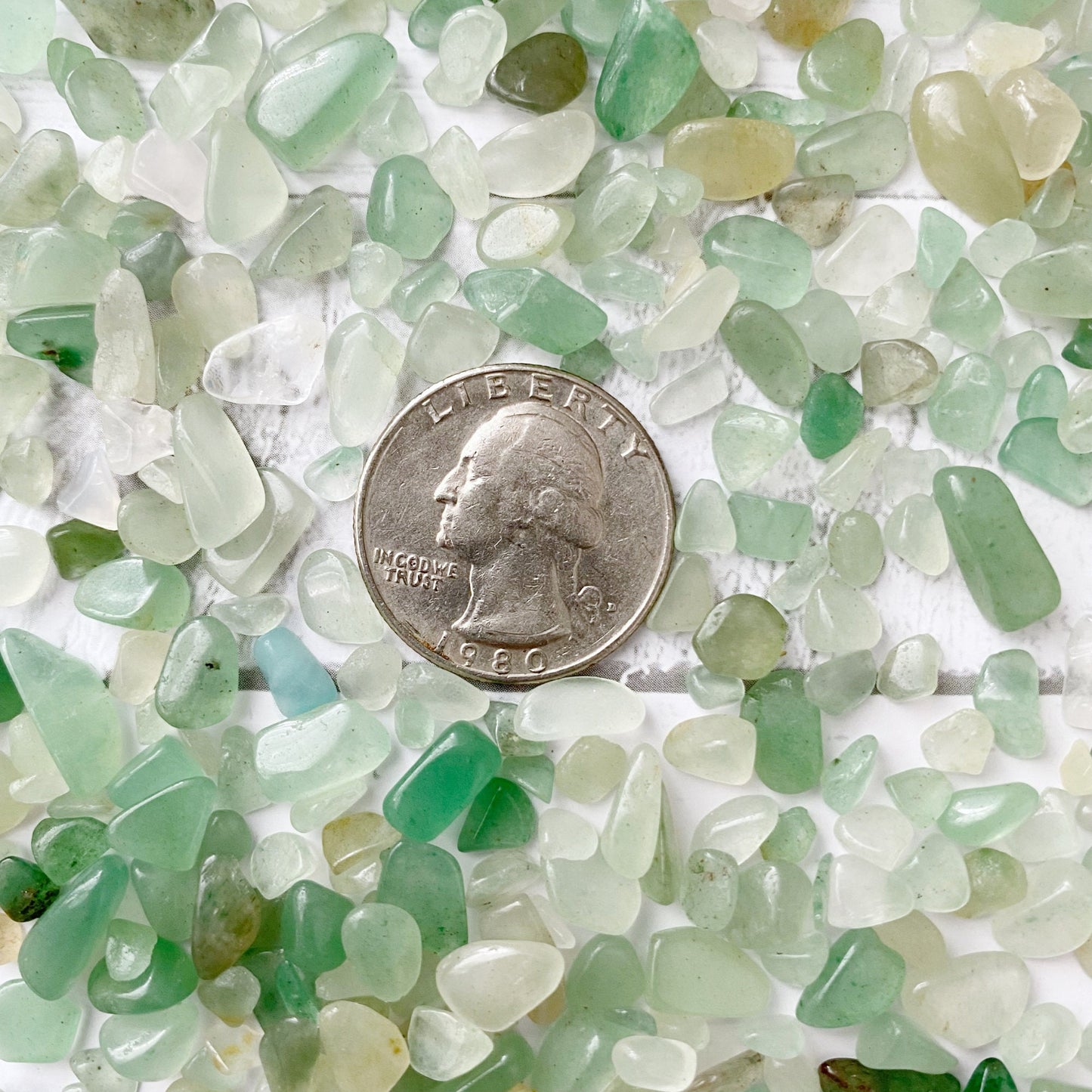 Green Aventurine Crystal Chips