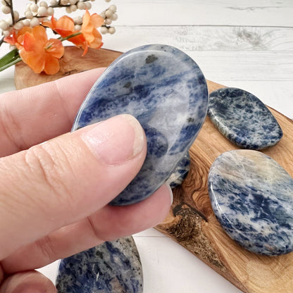 Sodalite Worry Stone