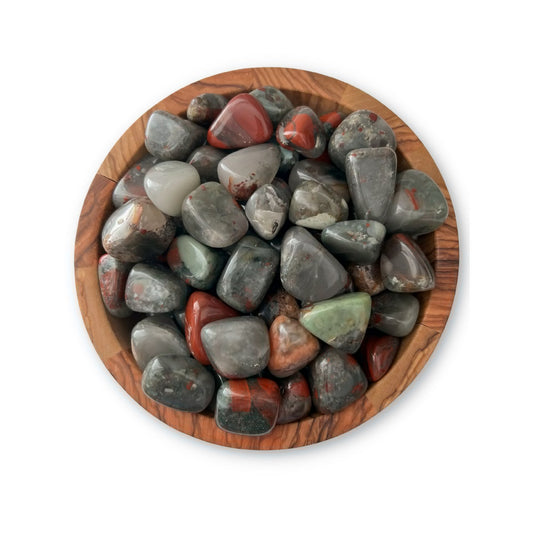 Seftonite (African Bloodstone) Tumbled Stones