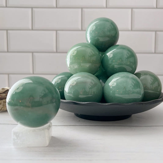 40mm Green Aventurine Sphere