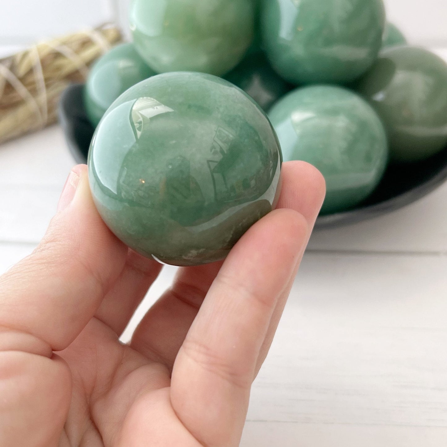 40mm Green Aventurine Sphere