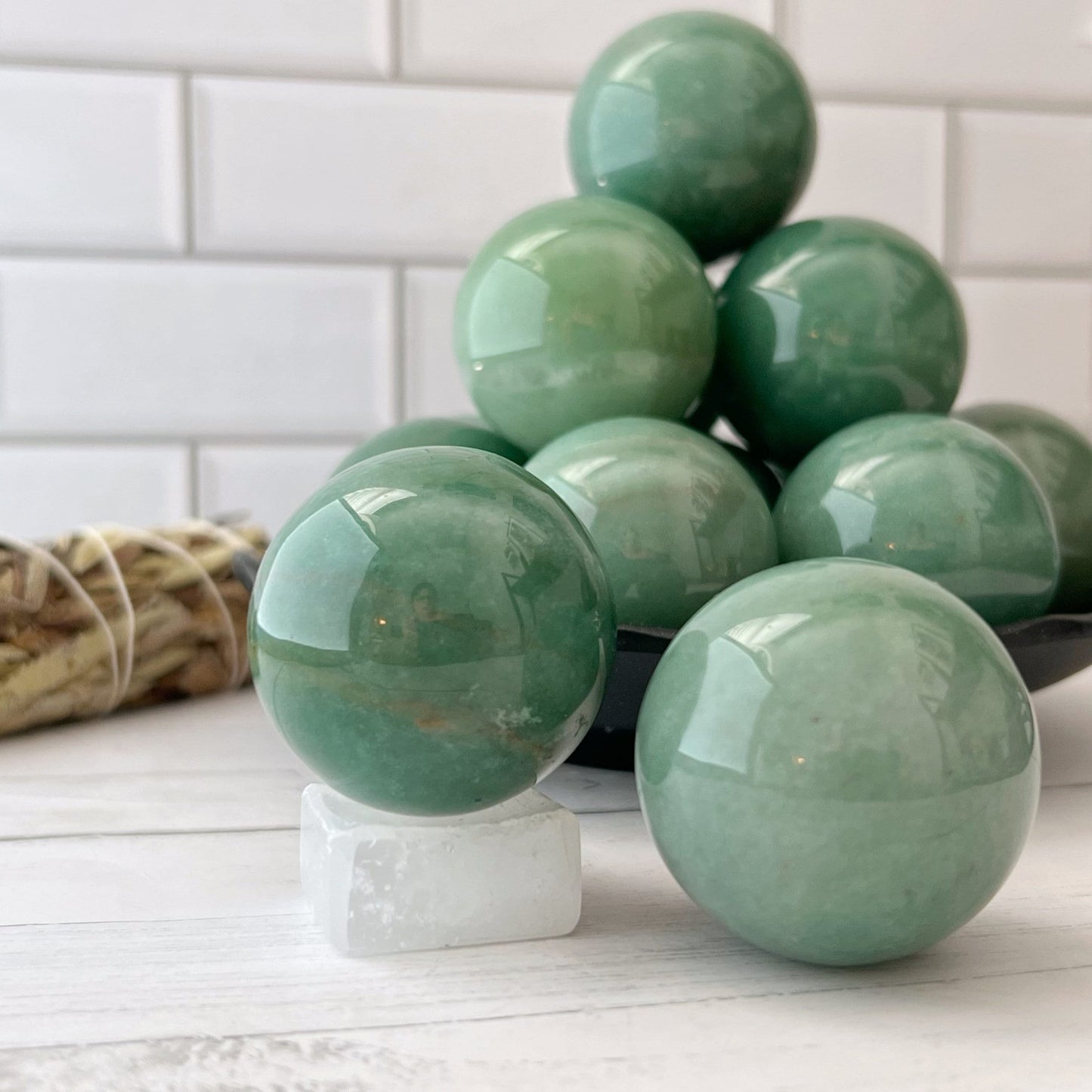 40mm Green Aventurine Sphere