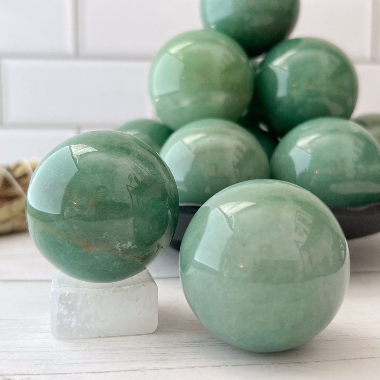 40mm Green Aventurine Sphere