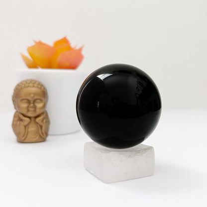 40mm Obsidian Crystal Ball