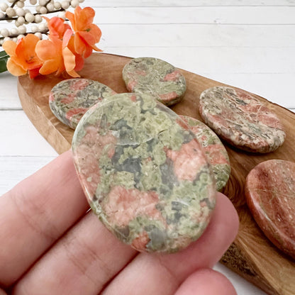 Unakite Worry Stone