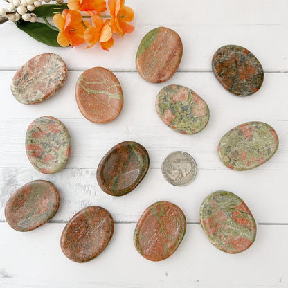 Unakite Worry Stone