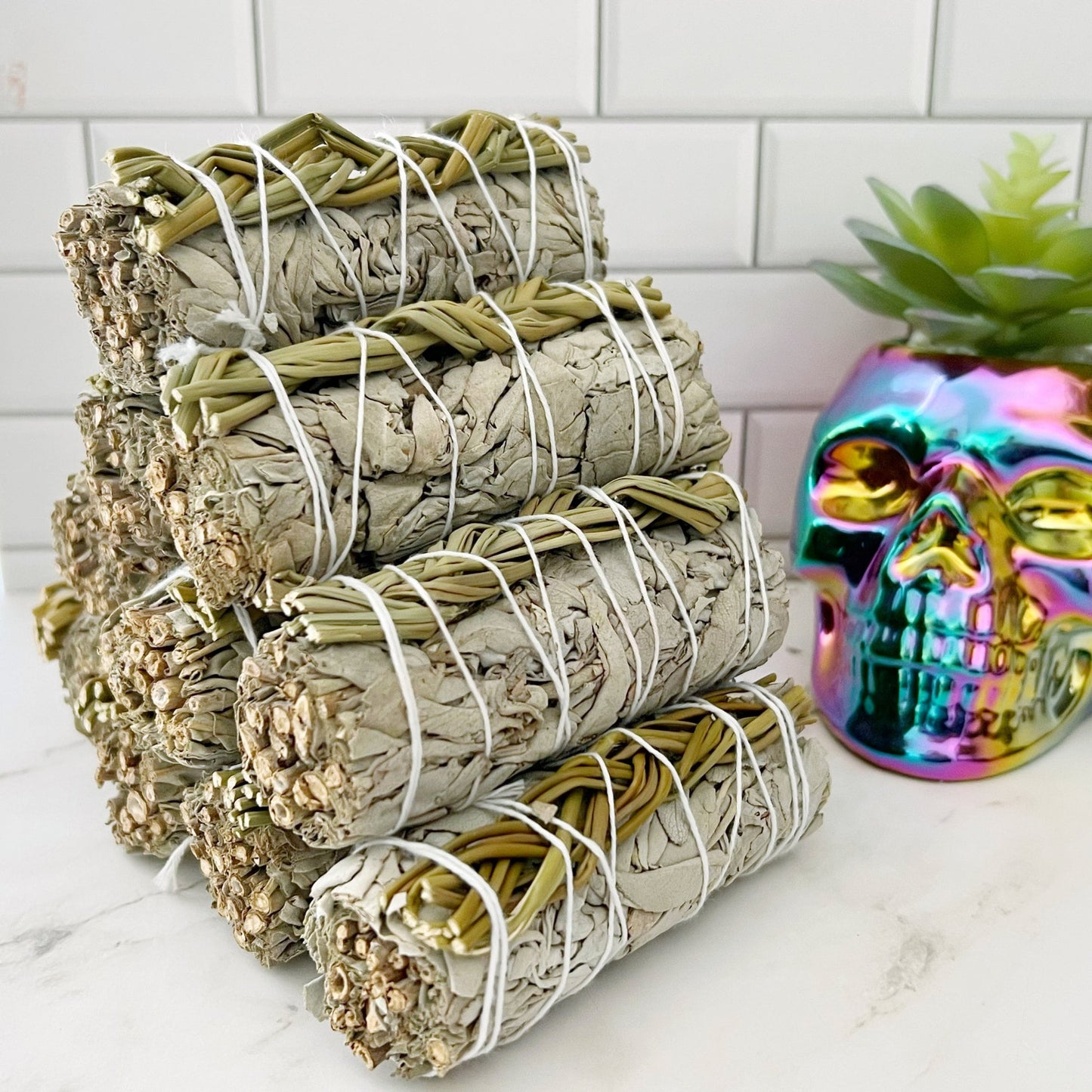 Organic White Sage with Sweetgrass