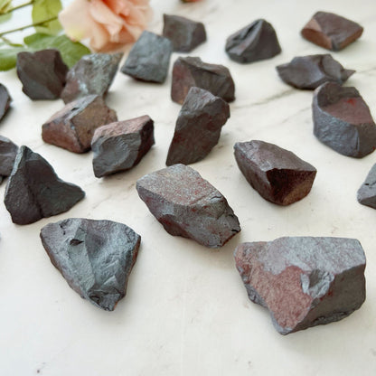 Raw Hematite Stones