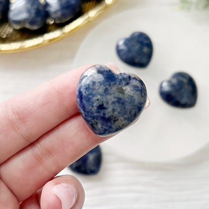 1" Mini Sodalite Heart