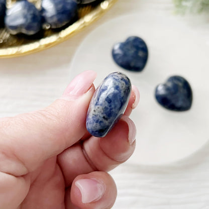 1" Mini Sodalite Heart