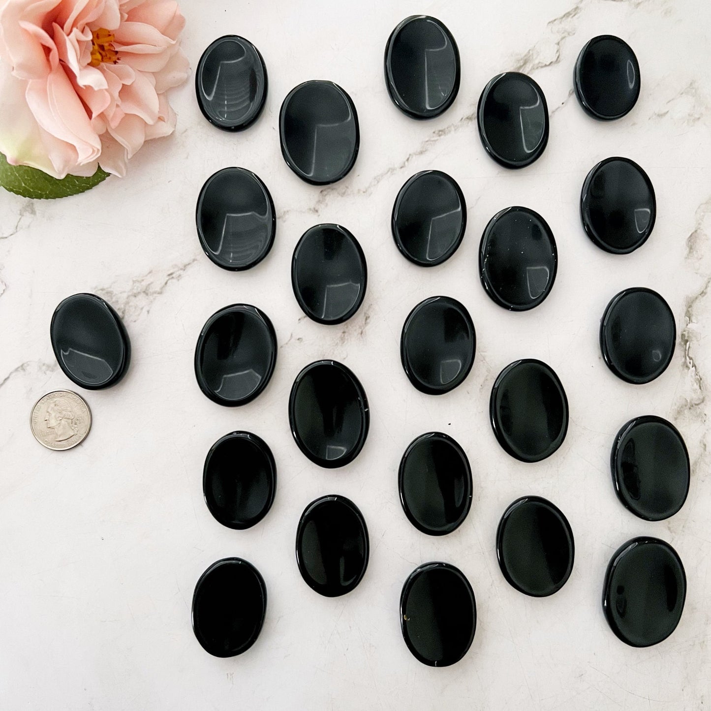 Obsidian Worry Stone