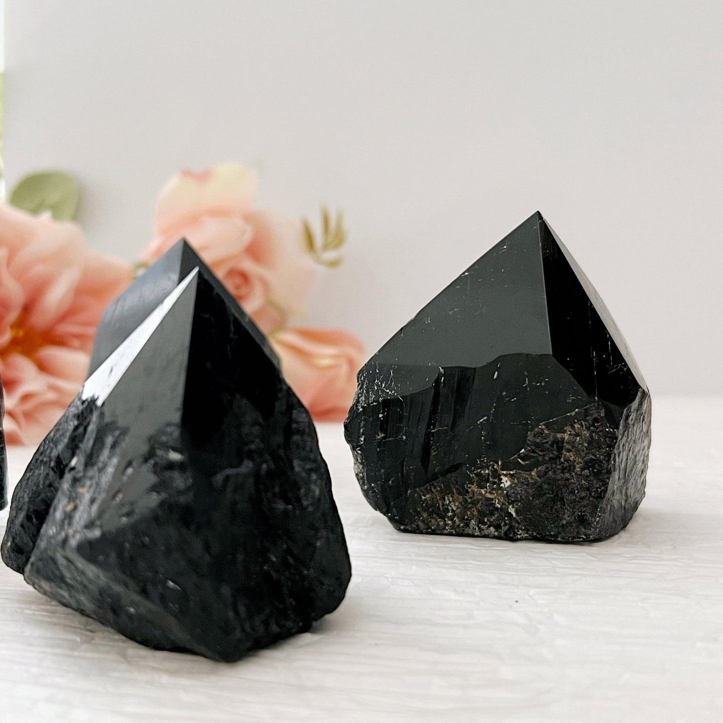 Black Tourmaline Top Polished Point