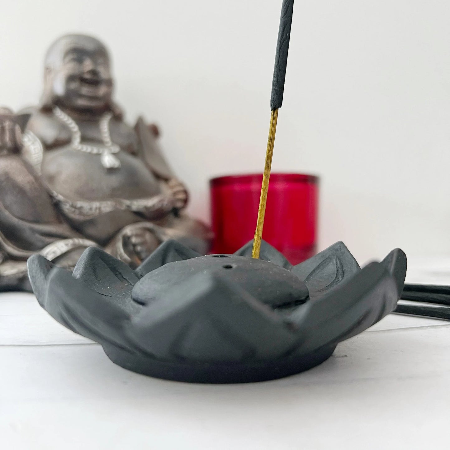 Black Lotus Incense Holder