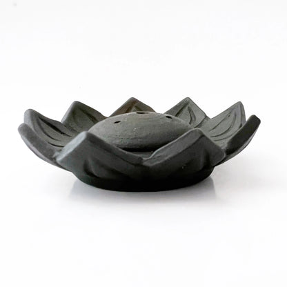 Black Lotus Incense Holder