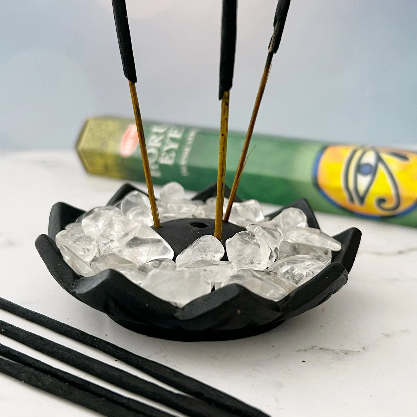 Black Lotus Incense Holder