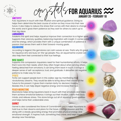 7 Chakra Crystals For Aquarius