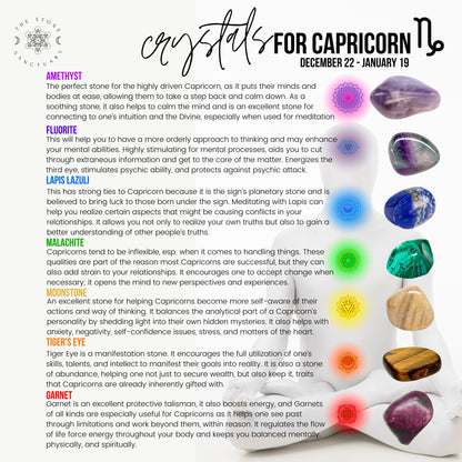 7 Chakra Crystals For Capricorn