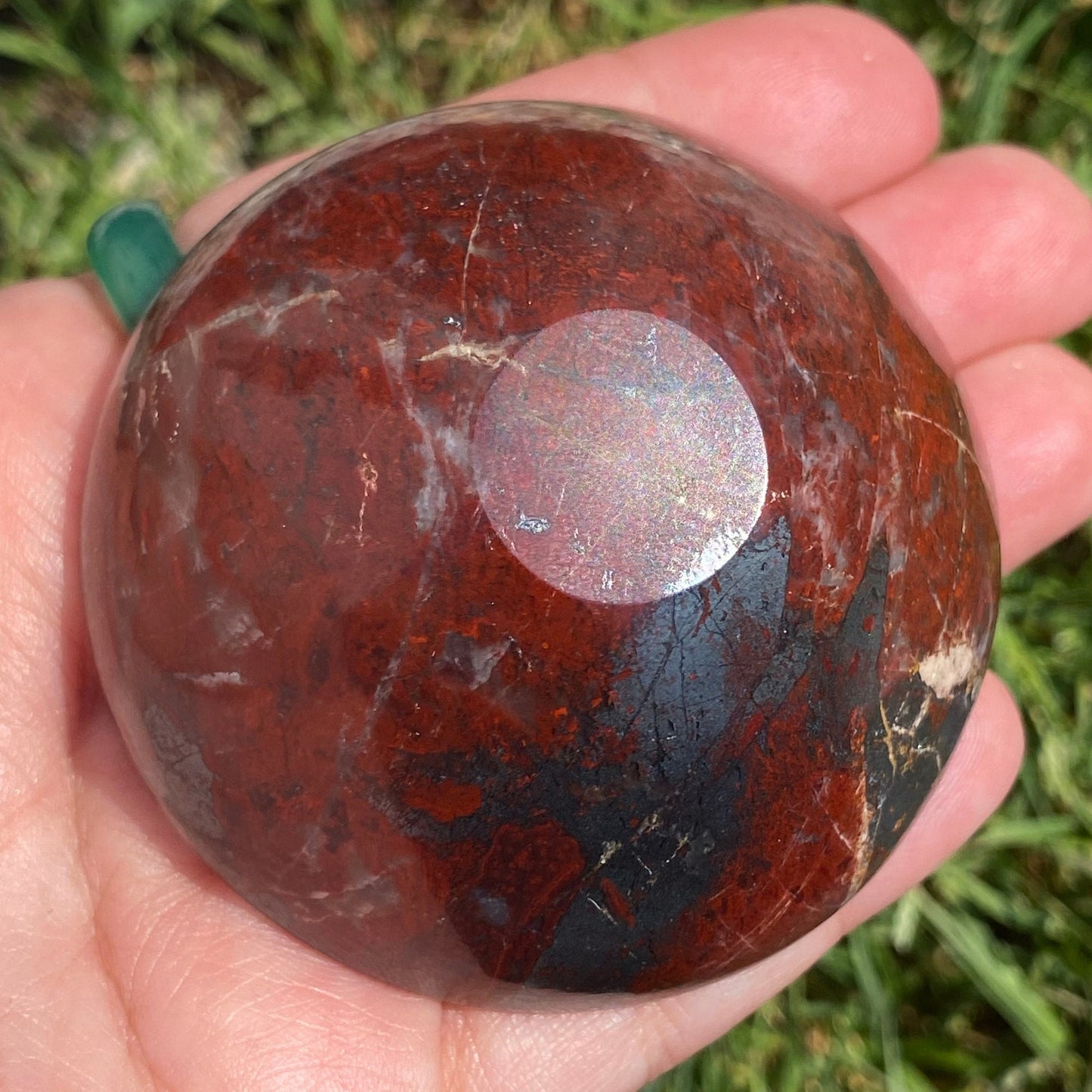 2" Mini Red Jasper Offering Bowl