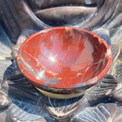 2" Mini Red Jasper Offering Bowl