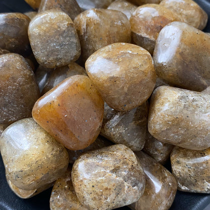 Harlequin Quartz Tumbled Stones