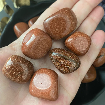 Goldstone Tumbled Stones