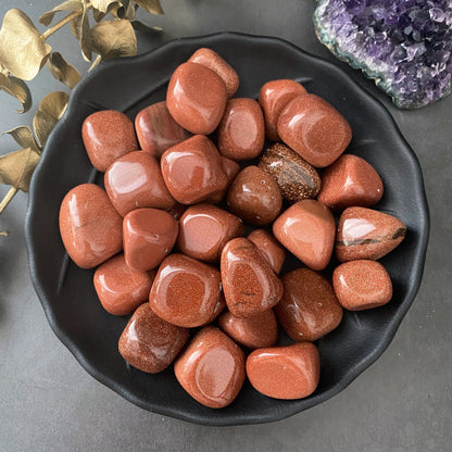 Goldstone Tumbled Stones