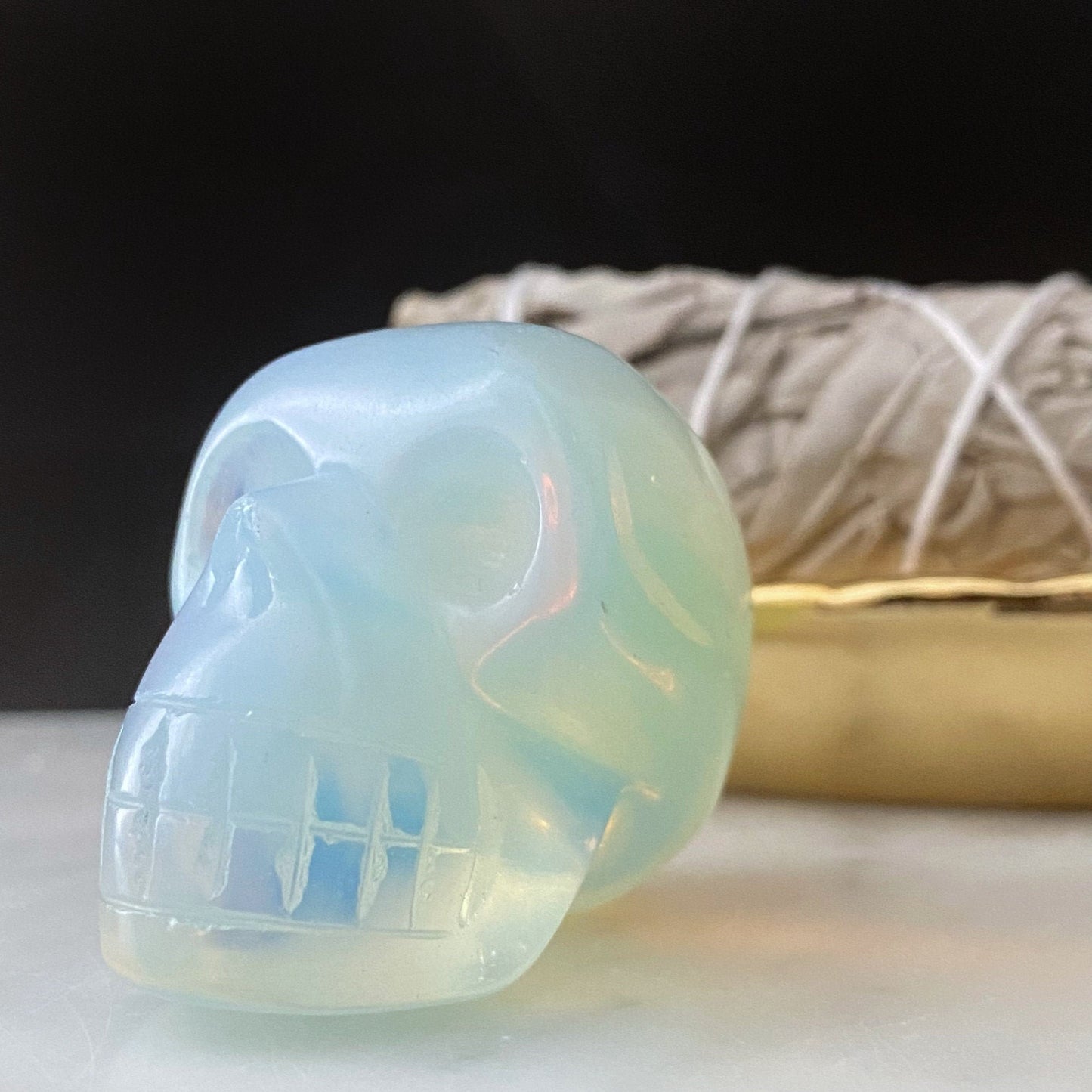 2" Opalite Skull