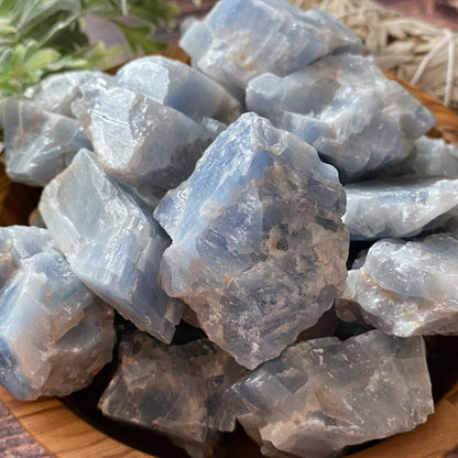 Raw Blue Calcite Stones