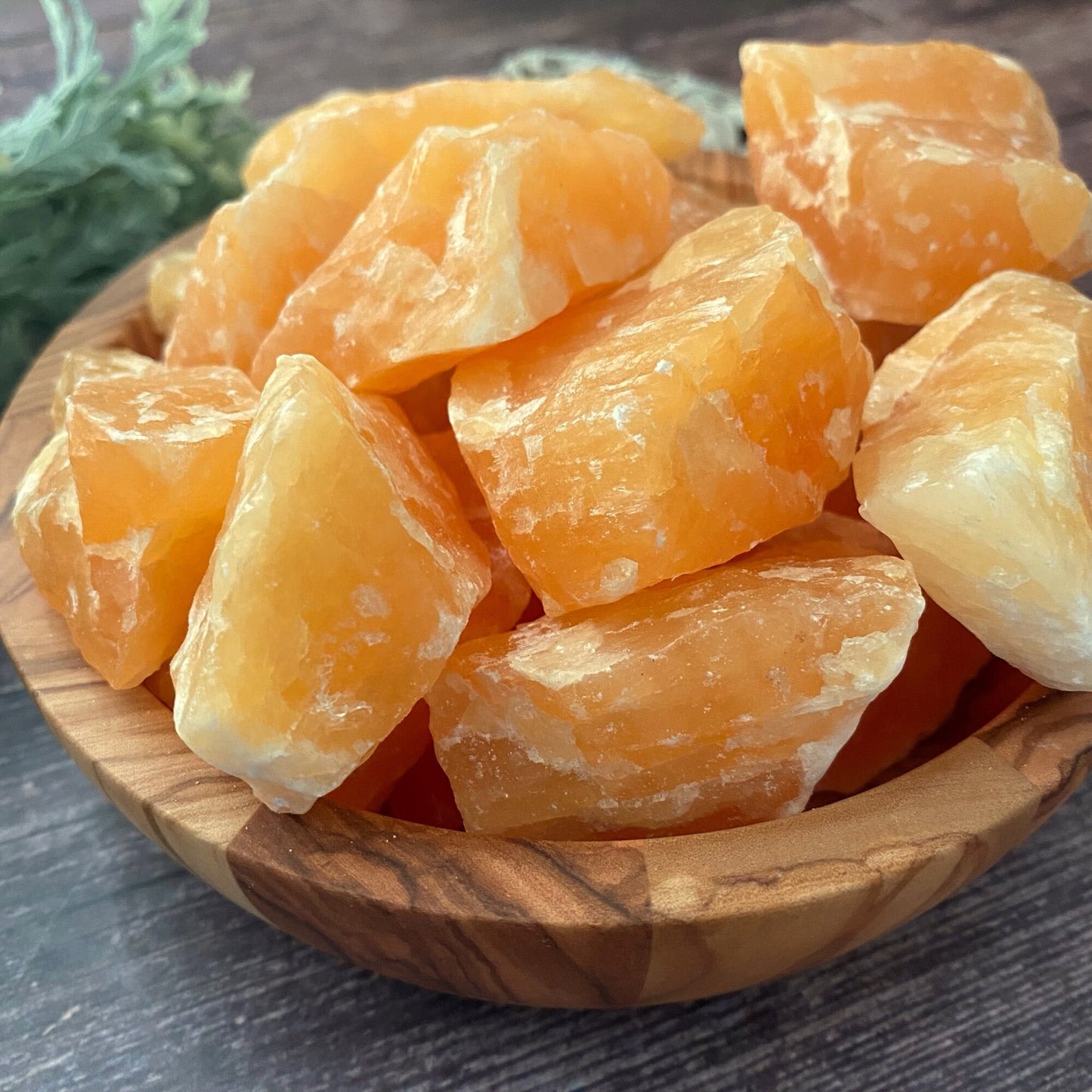 Raw Orange Calcite Stones