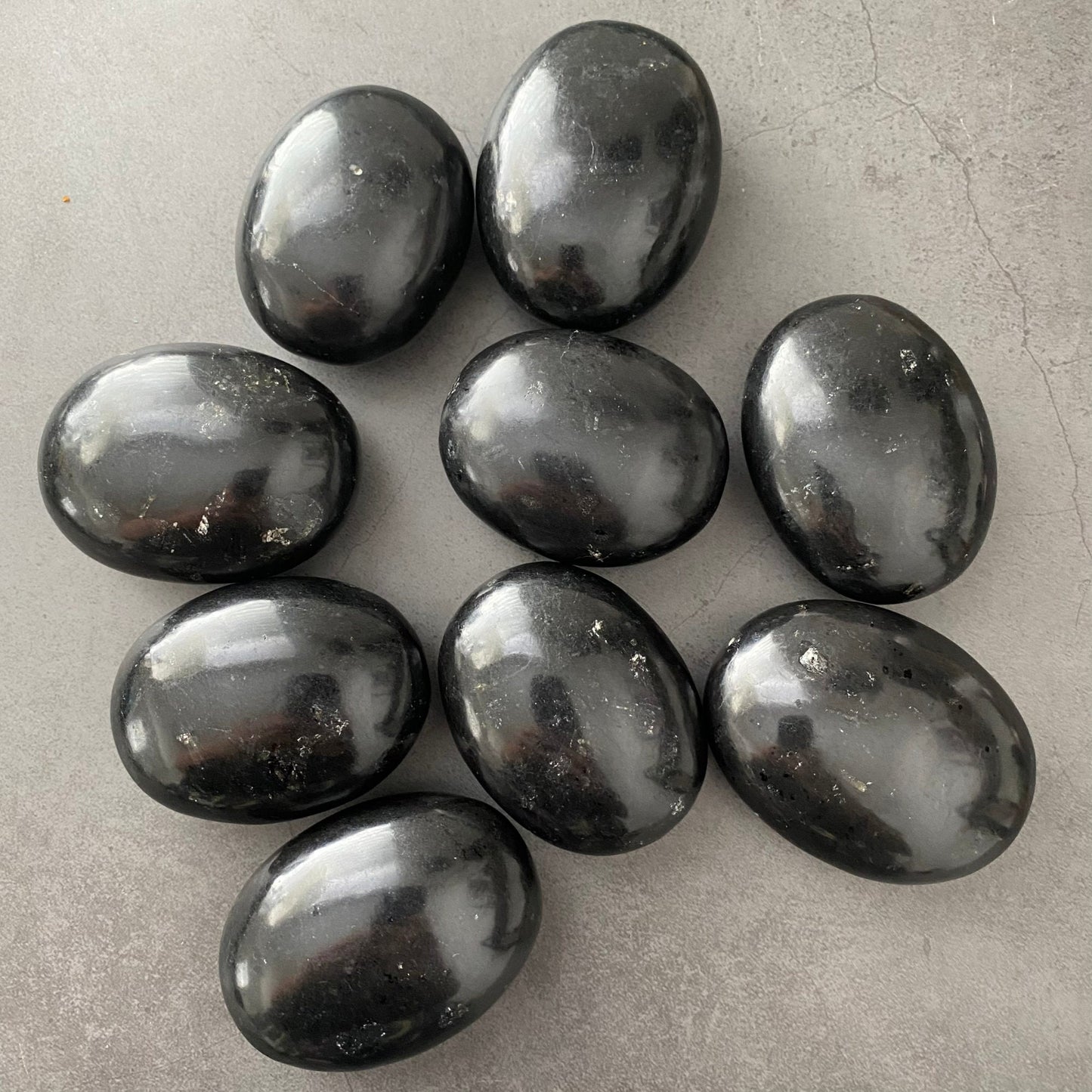 Black Tourmaline Palm Stone