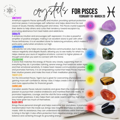 7 Chakra Crystals For Pisces