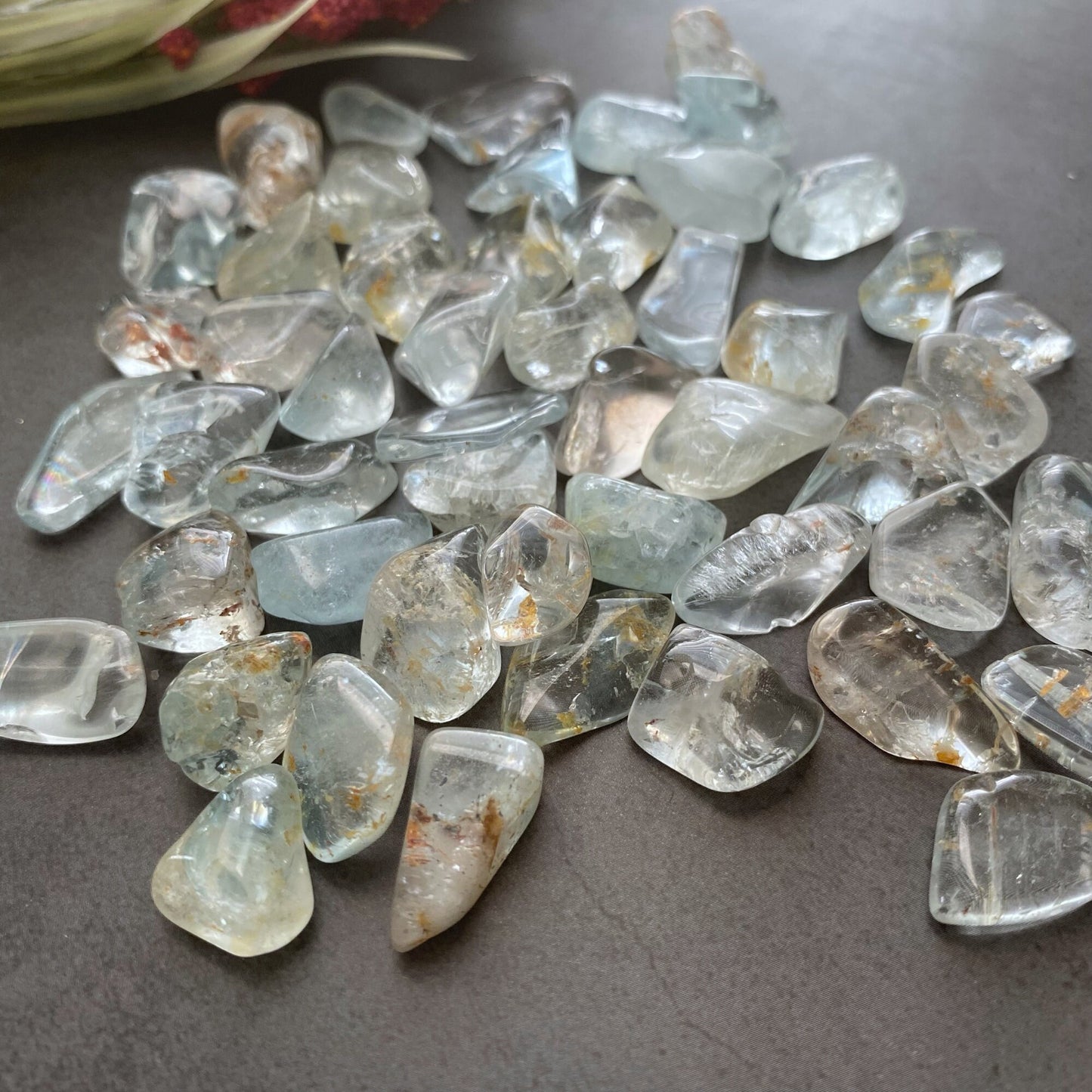 Blue Topaz Tumbled Stones