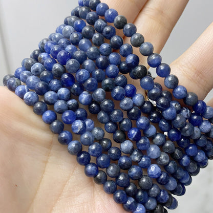 4mm Sodalite Beaded Bracelet