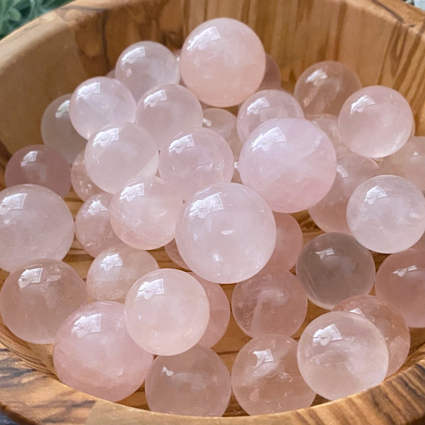 Mini Rose Quartz Spheres