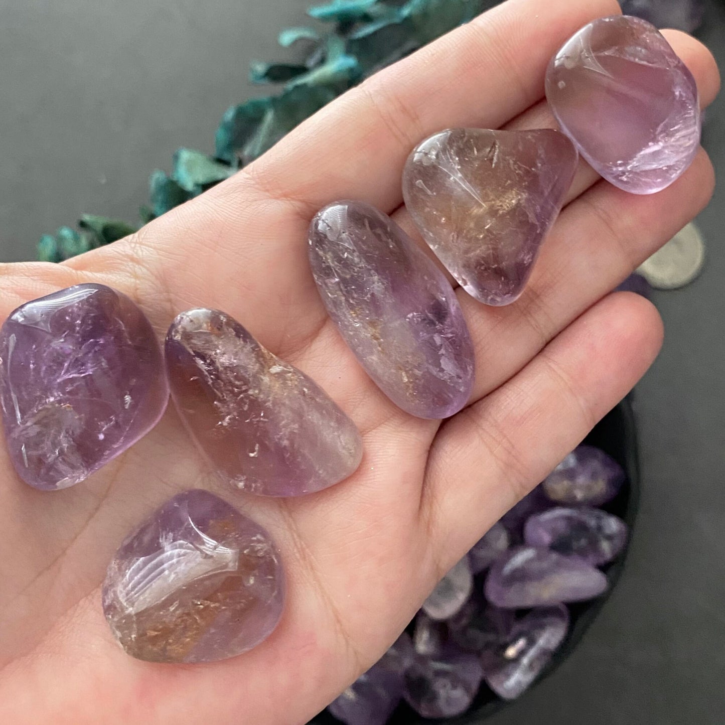 Ametrine Tumbled Stones