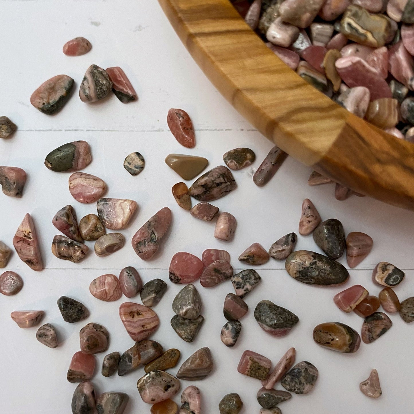 Rhodochrosite Crystal Chips