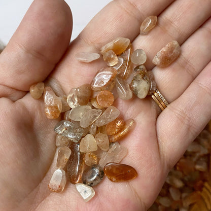 Sunstone Crystal Chips