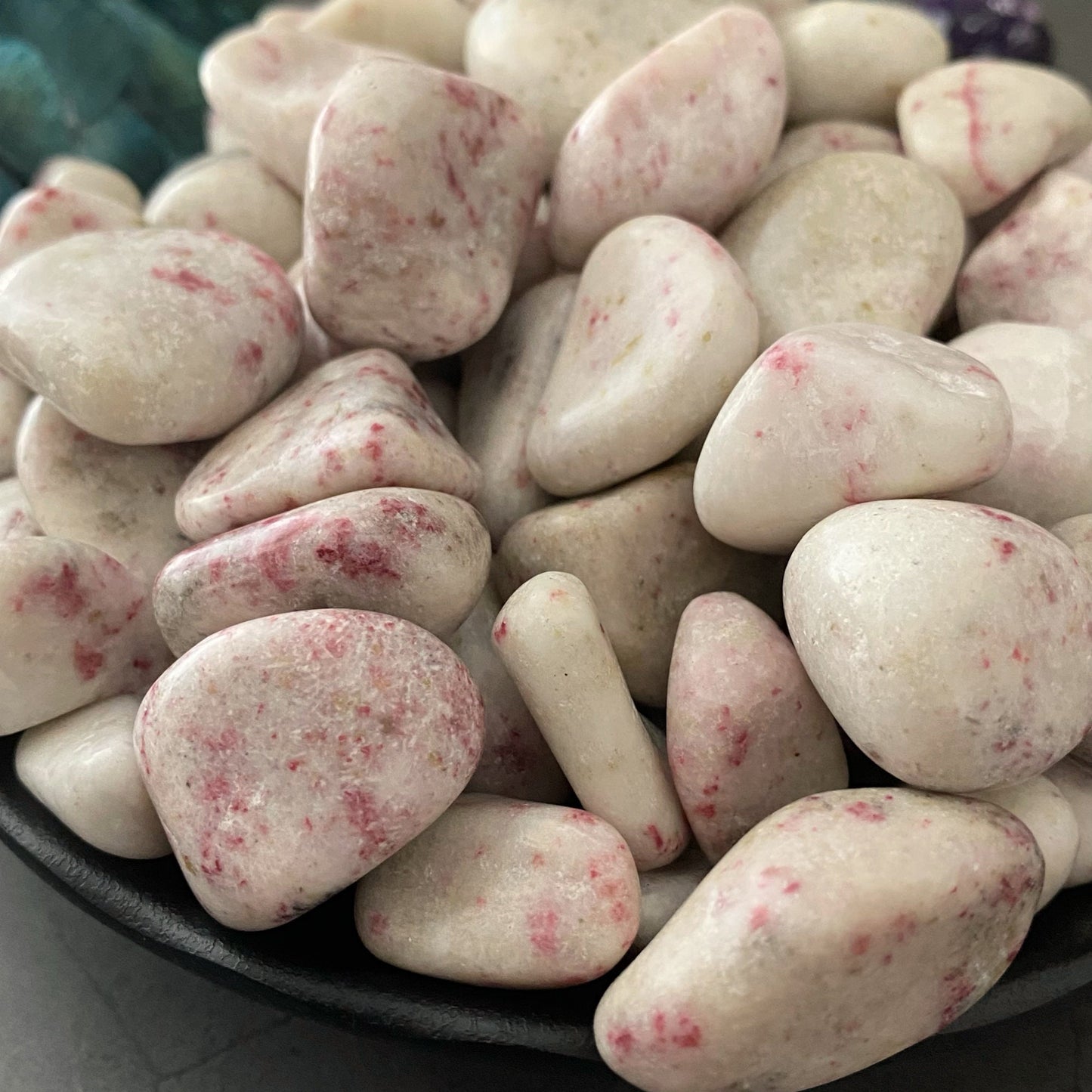 Cinnabar (Cinnabrite) Tumbled Stones