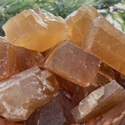 Raw Honey Calcite Stones