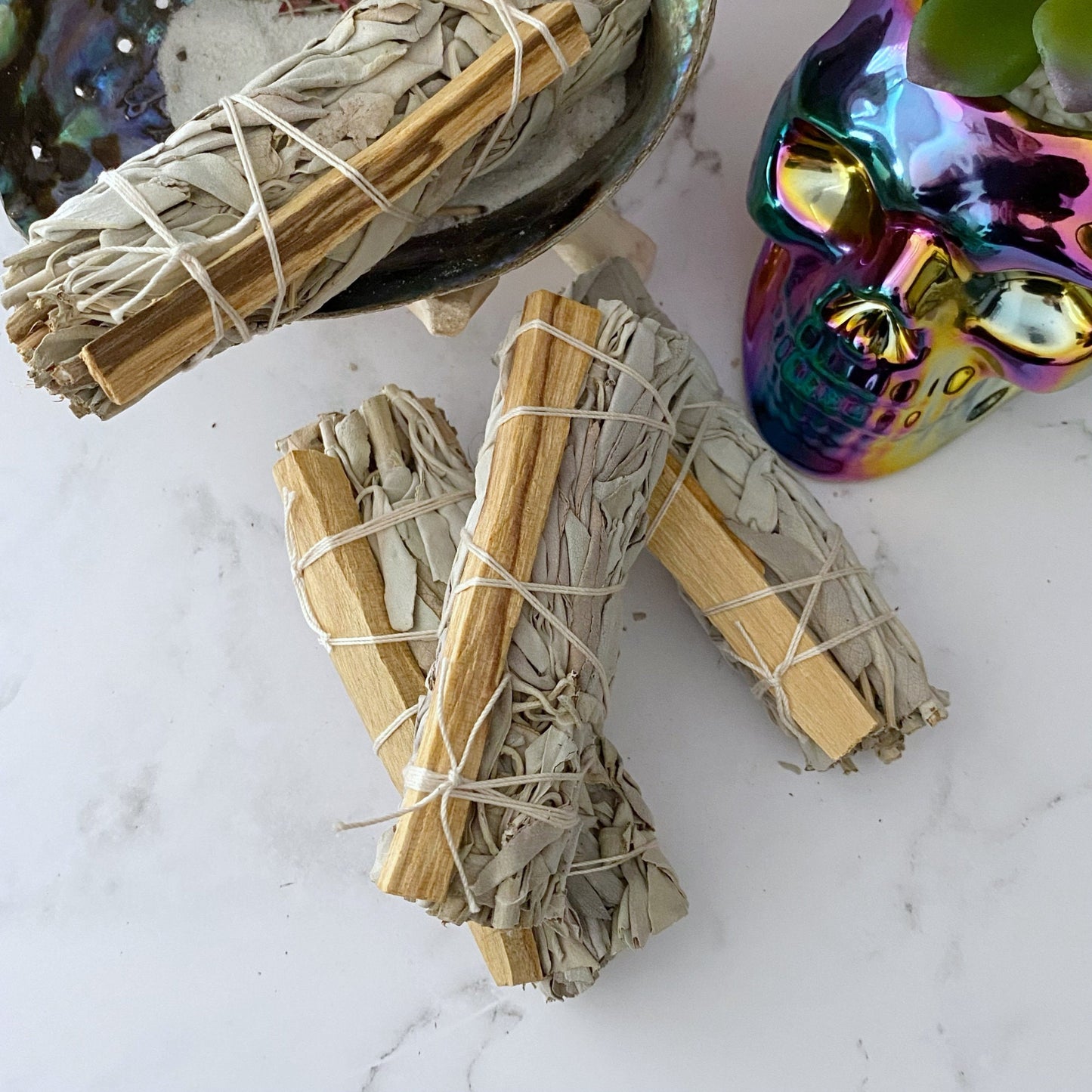 Organic White Sage & Palo Santo Smudge Stick