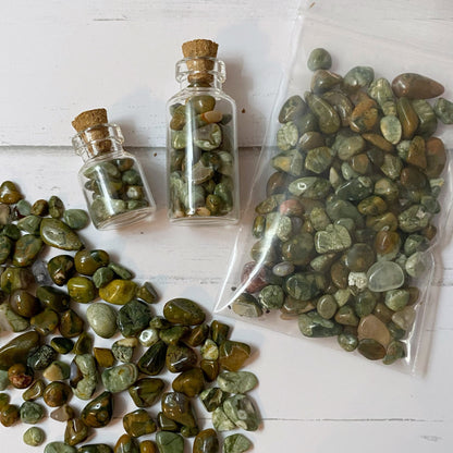 Rainforest Jasper Crystal Chips