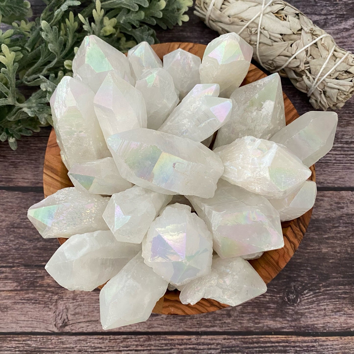 1-4" Raw Angel Aura Quartz Point