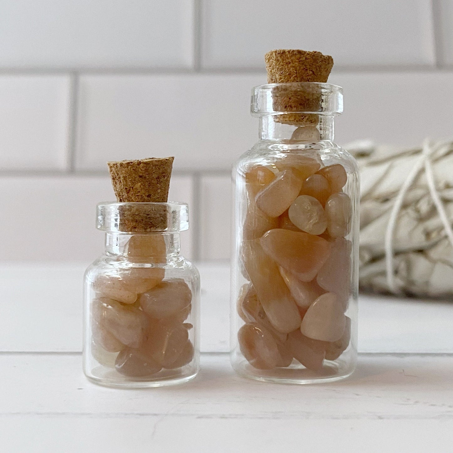 Peach Moonstone Crystal Chips