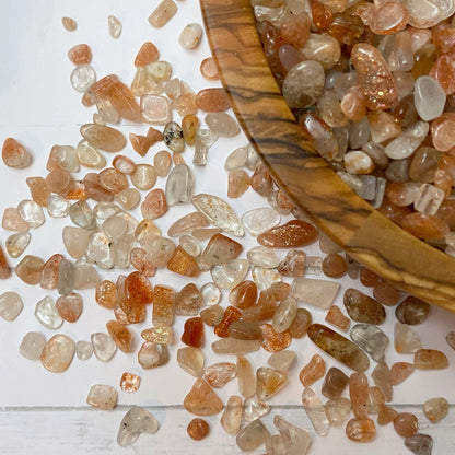 Sunstone Crystal Chips