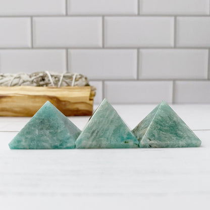 1" Mini Amazonite Pyramid