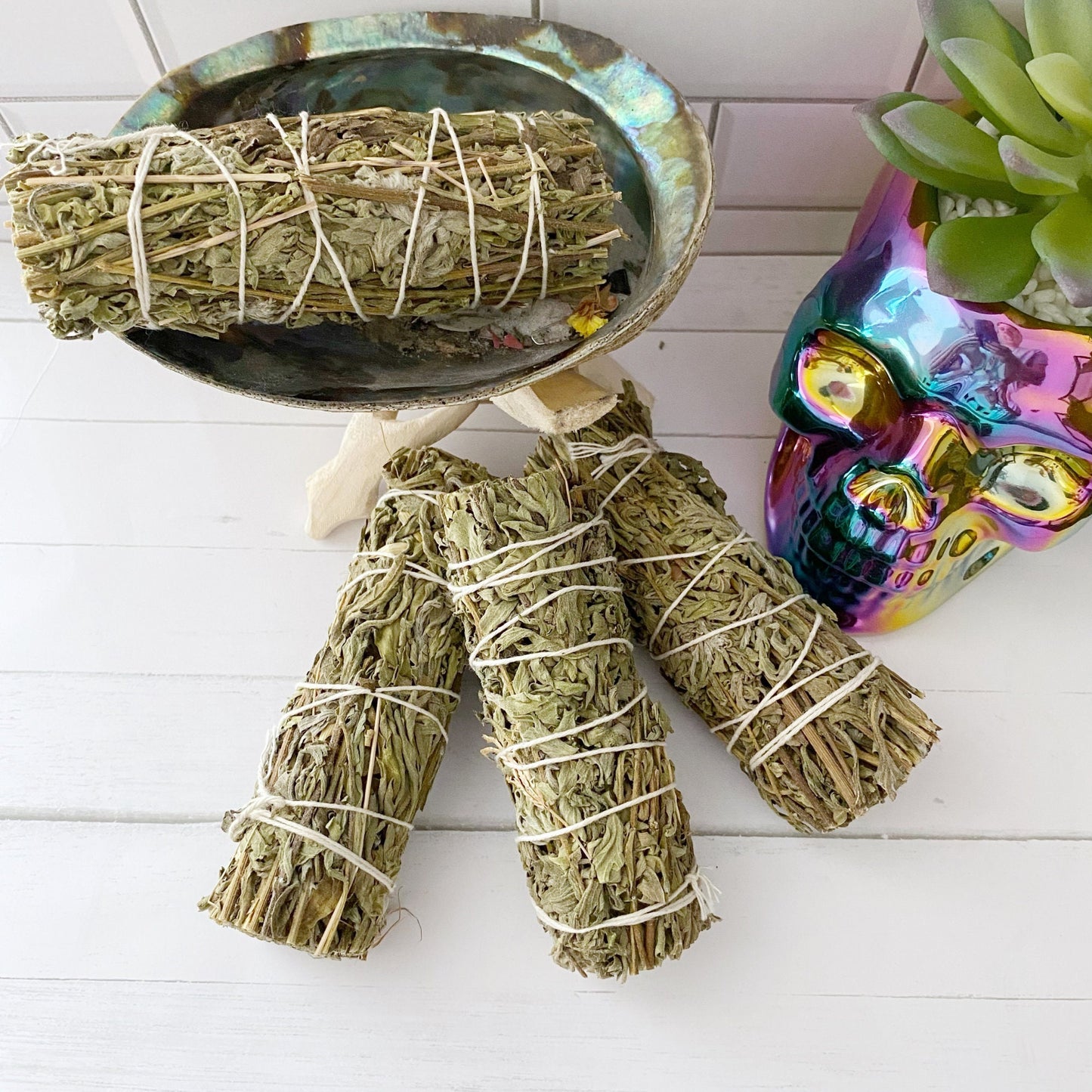 Organic Mugwort Smudge Stick