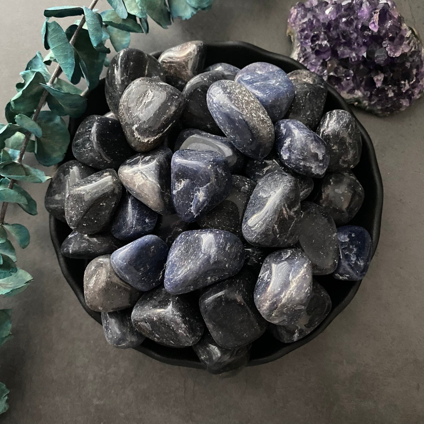 Sapphire Blue Aventurine Tumbled Stones