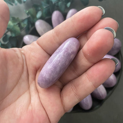 Lepidolite Palm Stone